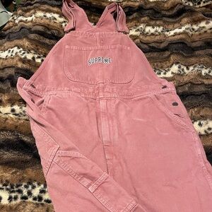 Supreme Dusty Rose Overalls